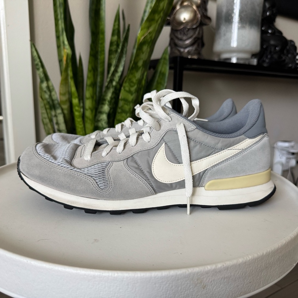 Nike Gray and White Athletic Shoes
